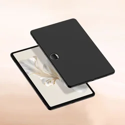 Durable Silicone Airbag Antifall Tablet Case - Soft TPU Back Cover for Honor Pad 9 12.1inch (Black)