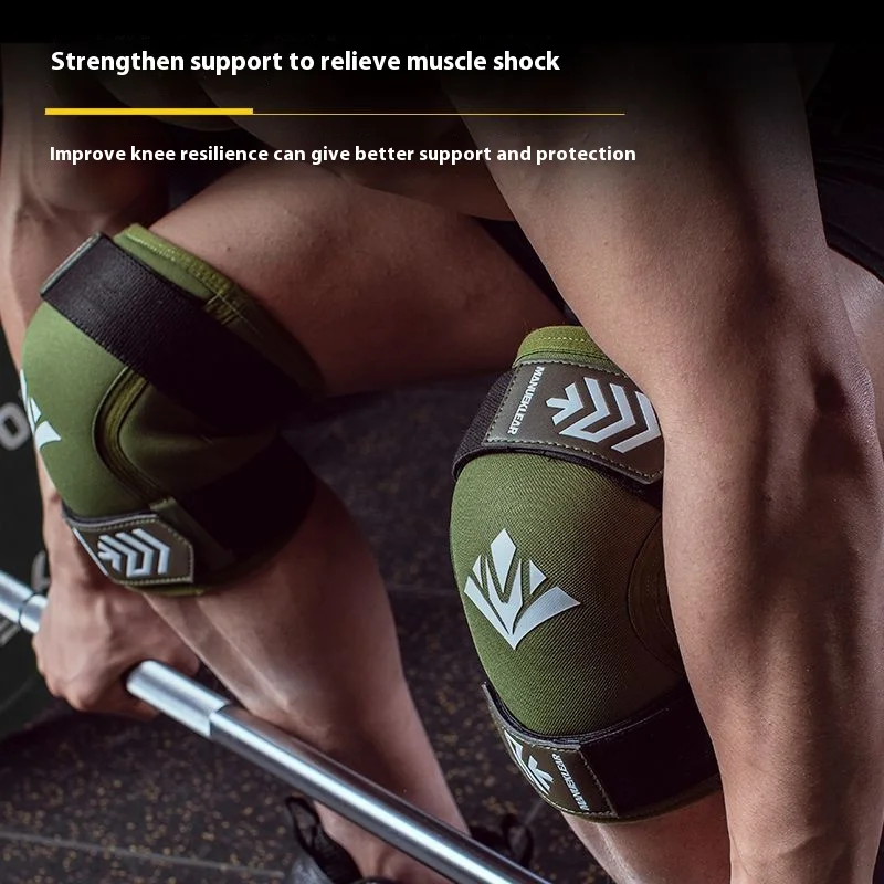 Knee Support Knee Support Sleeve Knee Brace Adjustable Hook&loop Compression Fitness Training Squat Equipment Bodybuilding Strength Lifting