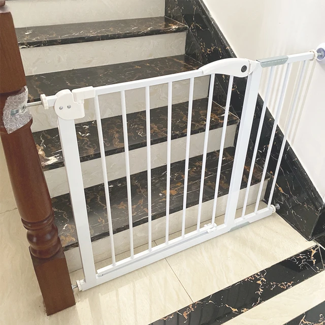 Puerta de seguridad para niños, protección para bebés, escaleras, valla de  seguridad para niños, puerta de seguridad para mascotas, valla aislante  para perros, producto - AliExpress