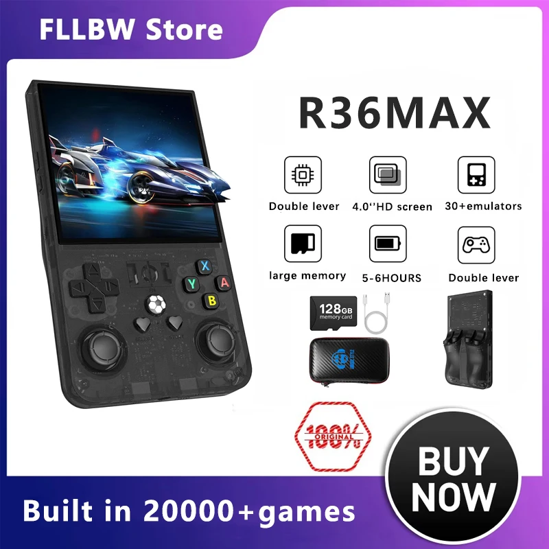 R36max Retro Handheld Games Console With Ips Screen 128gb Storage_voghion.com