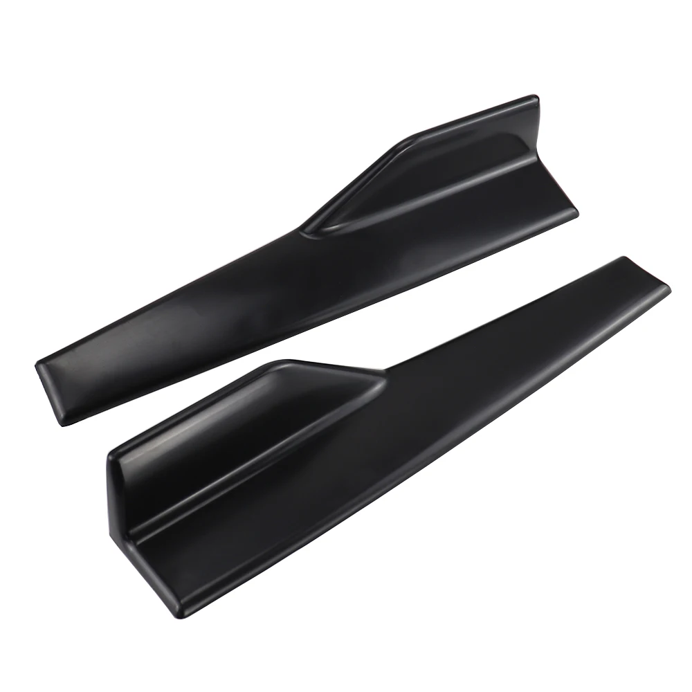 45cm 2Pcs/Set Universal Car Side Skirts Splitters Kit Wide Body Modified