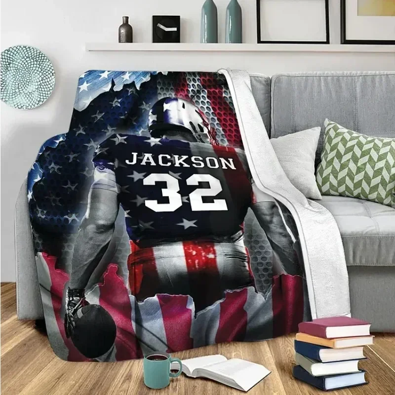 

Personalized Football Blanket/50x60 inches