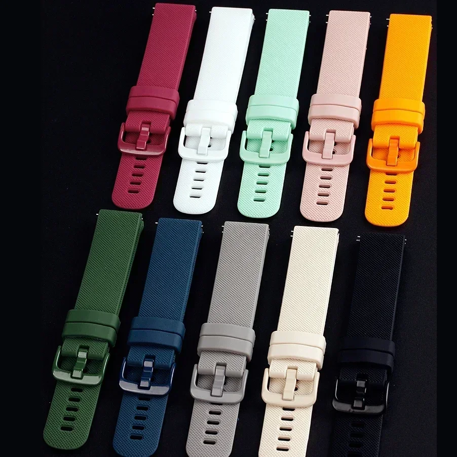 Silicone Sport Wristband Strap in 20/22mm Size