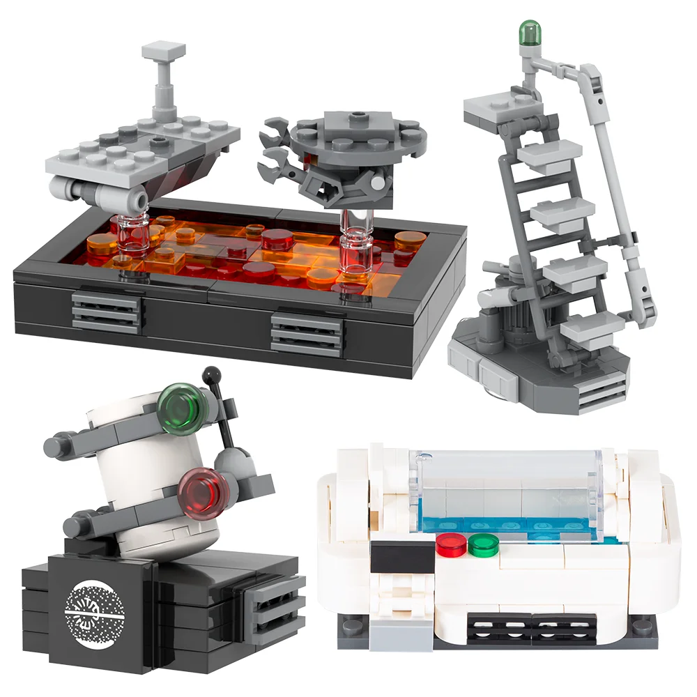 MOOXI Movie Space Wars Scenario MOC Model Bricks DIY Diorama Adults ...