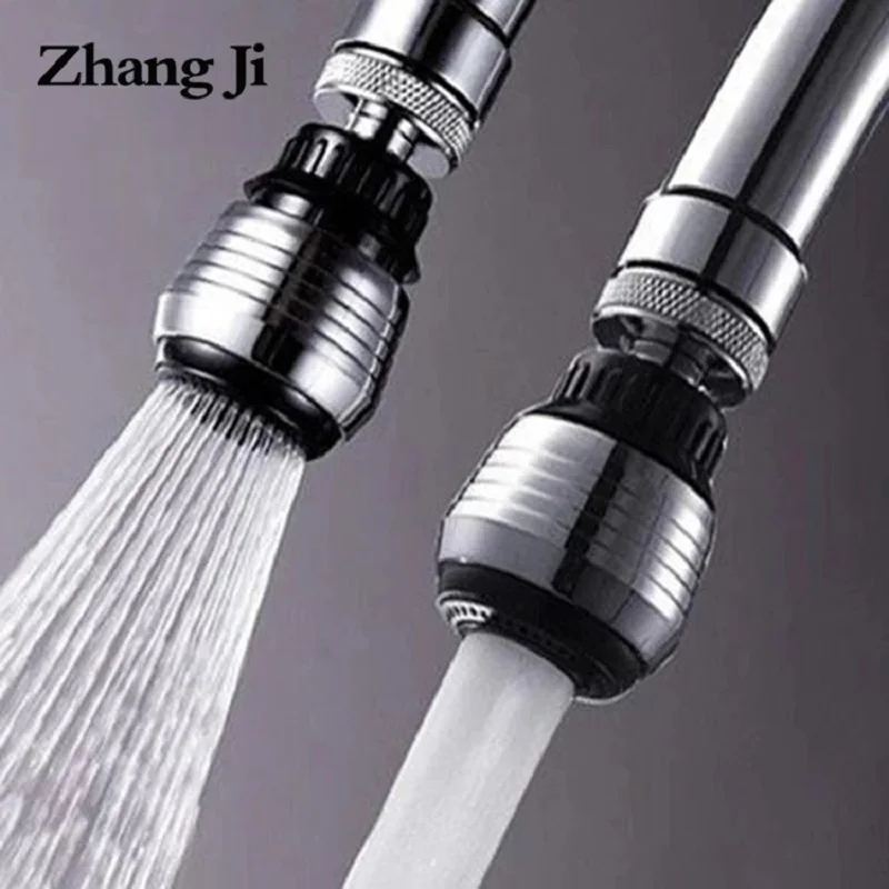 ZhangJi 360 องศาก๊อกน้ําห้องครัว Aerator 2 โหมดปรับน้ํากรอง Diffuser หัวฉีดน้ําก๊อกน้ํา Connector ฝักบัว 1