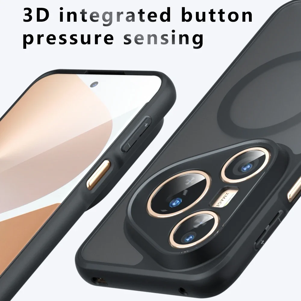 MagSafe Magnetic Matte Shockproof Case with Wireless Charging Capability