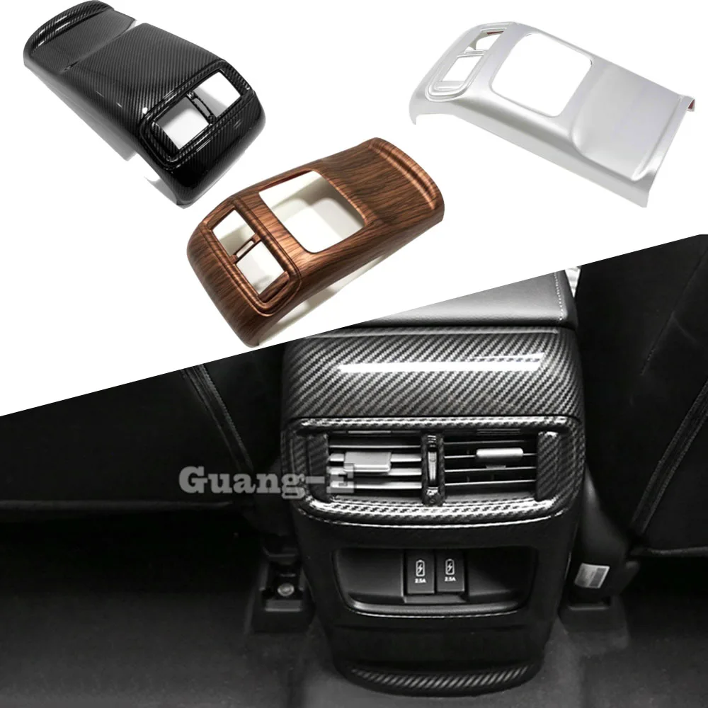 

For Honda CRV CR-V 2017 2018 2019 2020 2021 Car Styling Body Armrest Trim Rear Back Upside Air Conditioning Outlet Vent Stick