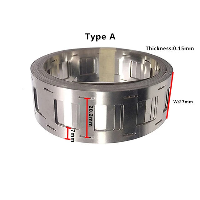 Nastro In Nichel Per Saldatura Batterie 18650 - 0.15x15mm, 10 Metri - Foto 2