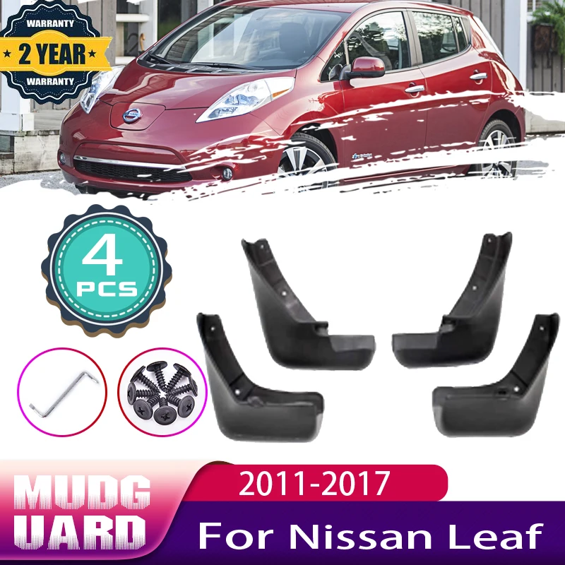 

Car Mud Flaps for Nissan Leaf ZE0 2011 2012 2013 2014 2015 2016 2017 Mudguard Mud Splash Guards Fender Mudflaps Auto Accessories