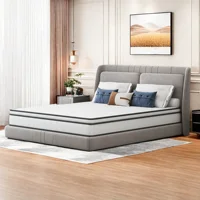 Матрас Rosahqnda 90-140*190см 90-140*200см Матрас с карманными пружинами Средний прочный пружинный матрас Белый (высота 25 см)