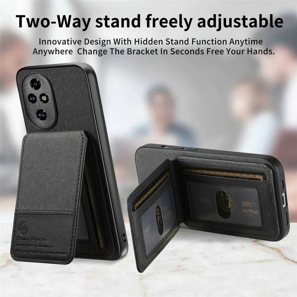 Luxury Leather RFID Card Case & Back Cover