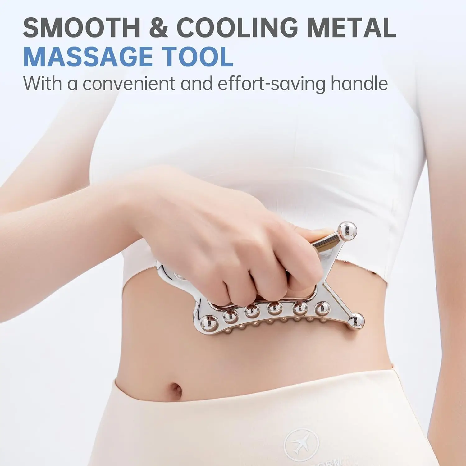 Metal Body Gua Sha Tool Muscle Scraper Tool Lymphatic Drainage Massager Fascia Blaster for Cellulite Trigger Point Massage Tool