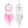 Handmade Dream Catcher with Feather Wall Car Home Hanging Decor White 1