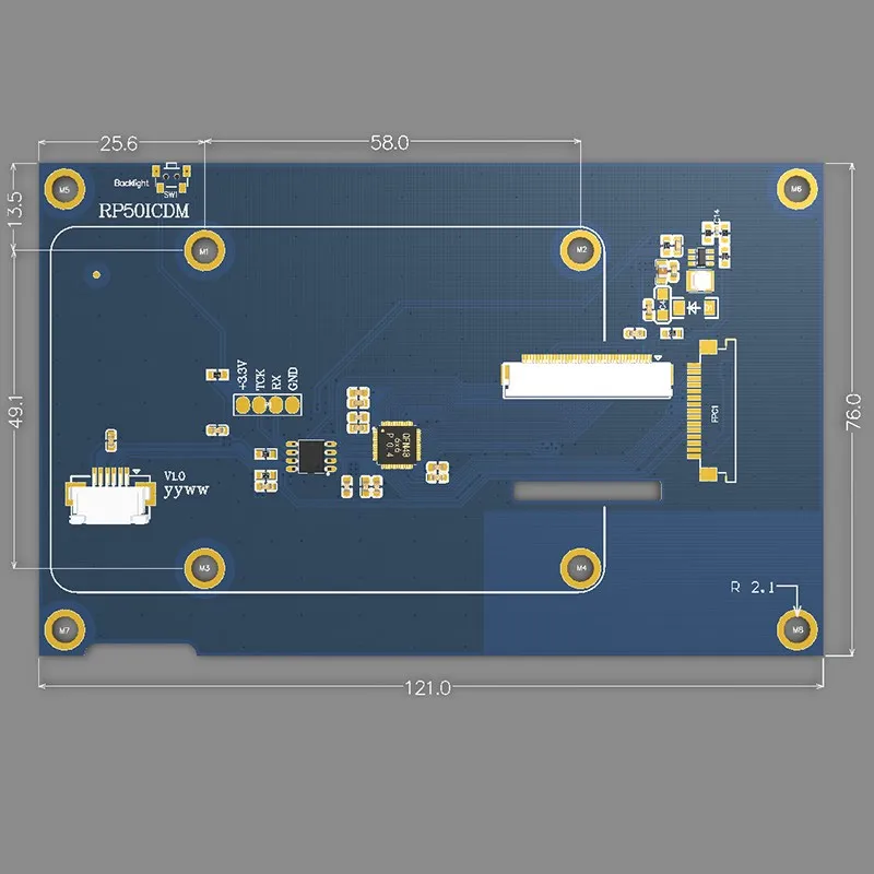 Raspberry pi Lcd Touch Screen Monitor de Módulo Dsi Tela de Toque Capacitivo Suporta Rpi 4b 3b Mais 3b 800x480 5 - Imagem 2