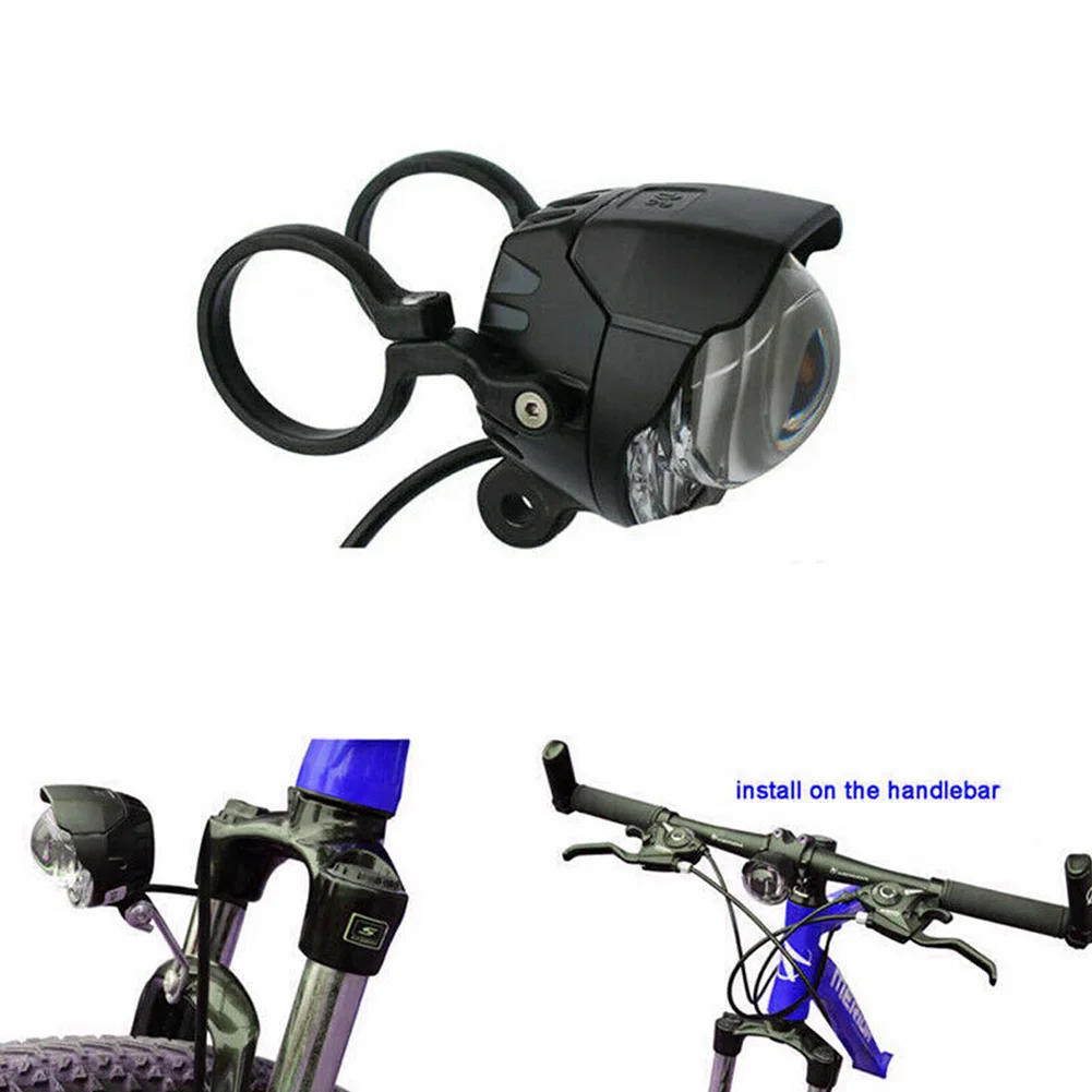 電動自転車用LEDヘッドライト,フロントフォーク,ハンドルバー用