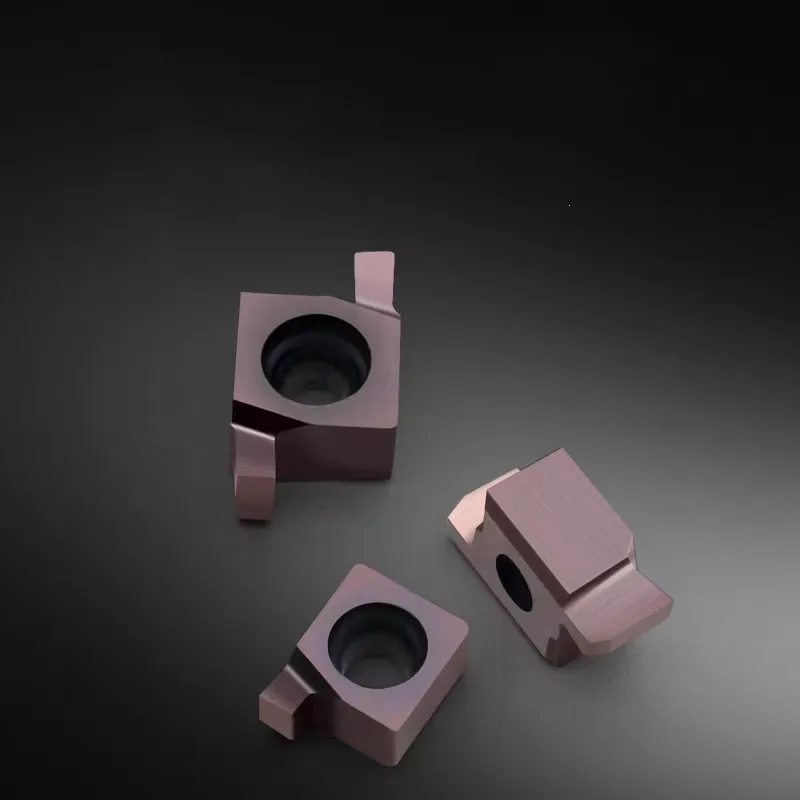 10PCS Inside Groove Carbide Turning Inserts 6GR 7GR 8GR 9GR 7GR 8GR 9GR 100/150/200/250/300 Suit for Grooving Turning Tools SNGR lathe tool
