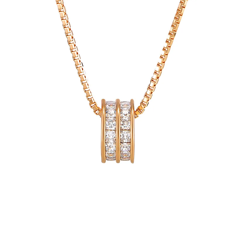 

SSN4 Beautiful Genuine 925 Sterling Silver Pendant Necklaces Super Nice Colorful Crystal Pendant Necklaces For Girls