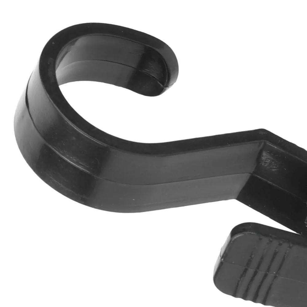 10 Pcs 플라스틱 다목적 교수형 클립 경량 스톰프루프 잠글 수 있는 텐트 타프 후크 클립 블랙 텐트 캐노피 클립