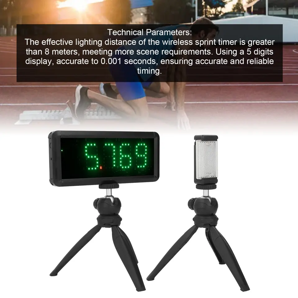 YZ Timer laser per Sprint, sistema laser Sprint, cronometro laser