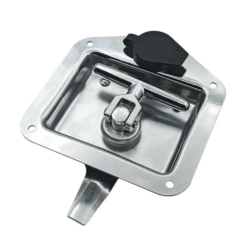 Trailer Door for LATCH T-Handle Large Lock Stainless Keys for Camper RV Truck Easy Installation