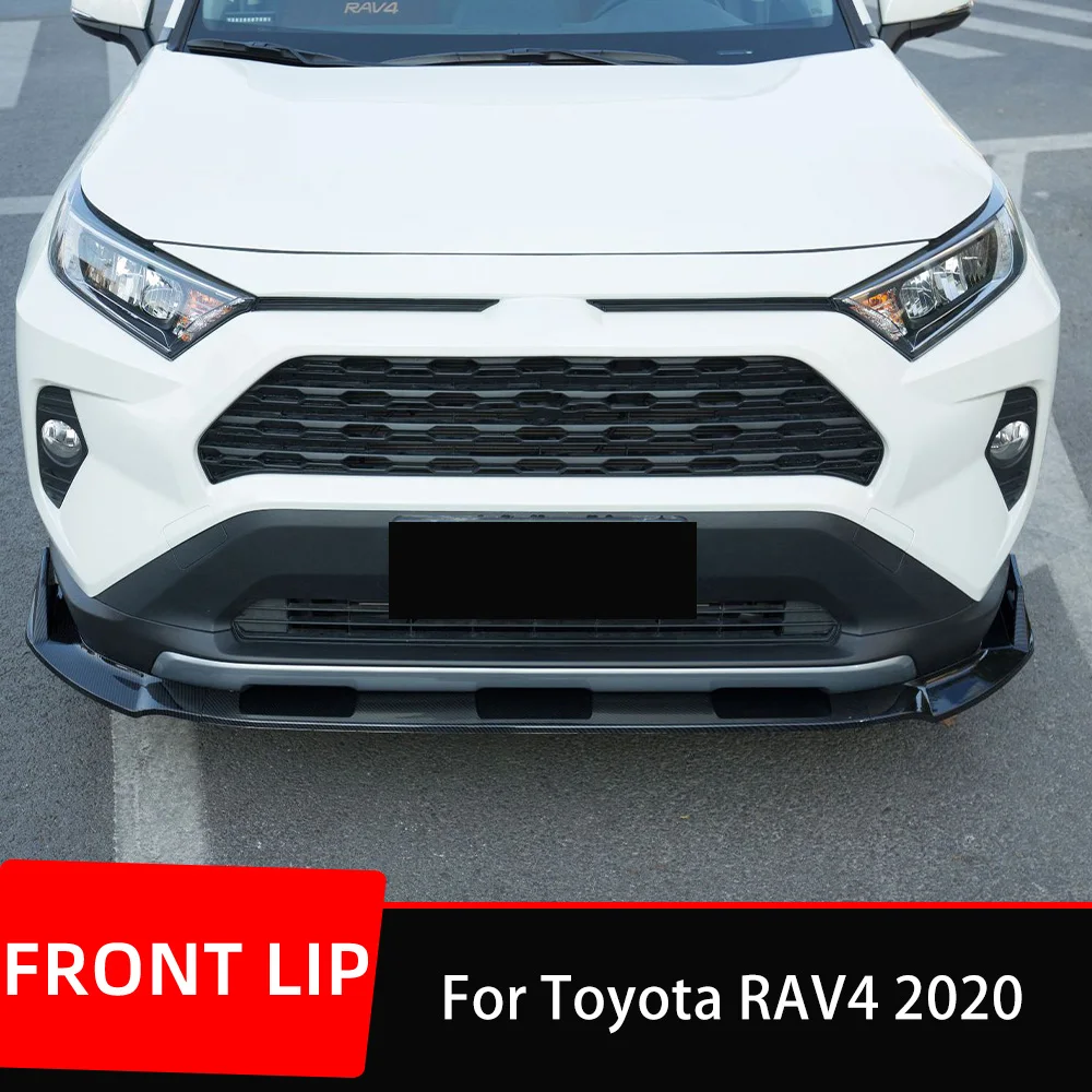 Separador/lip De Parachoques Delantero Negro Para Toyota Corolla 2020-2024 (SE, XSE) - 3 Piezas, Estilo JDM
