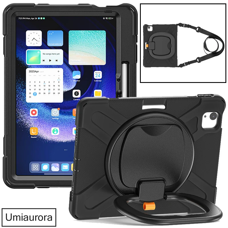 Per Ipad Mini 6 Air 4 5 10.9 Pro 11 12.9 Pollici 2022 Custodia Per Tablet 360 Rotazione Anello A Mano Cavalletto Copertura Antiurto Per Bambini + Cint