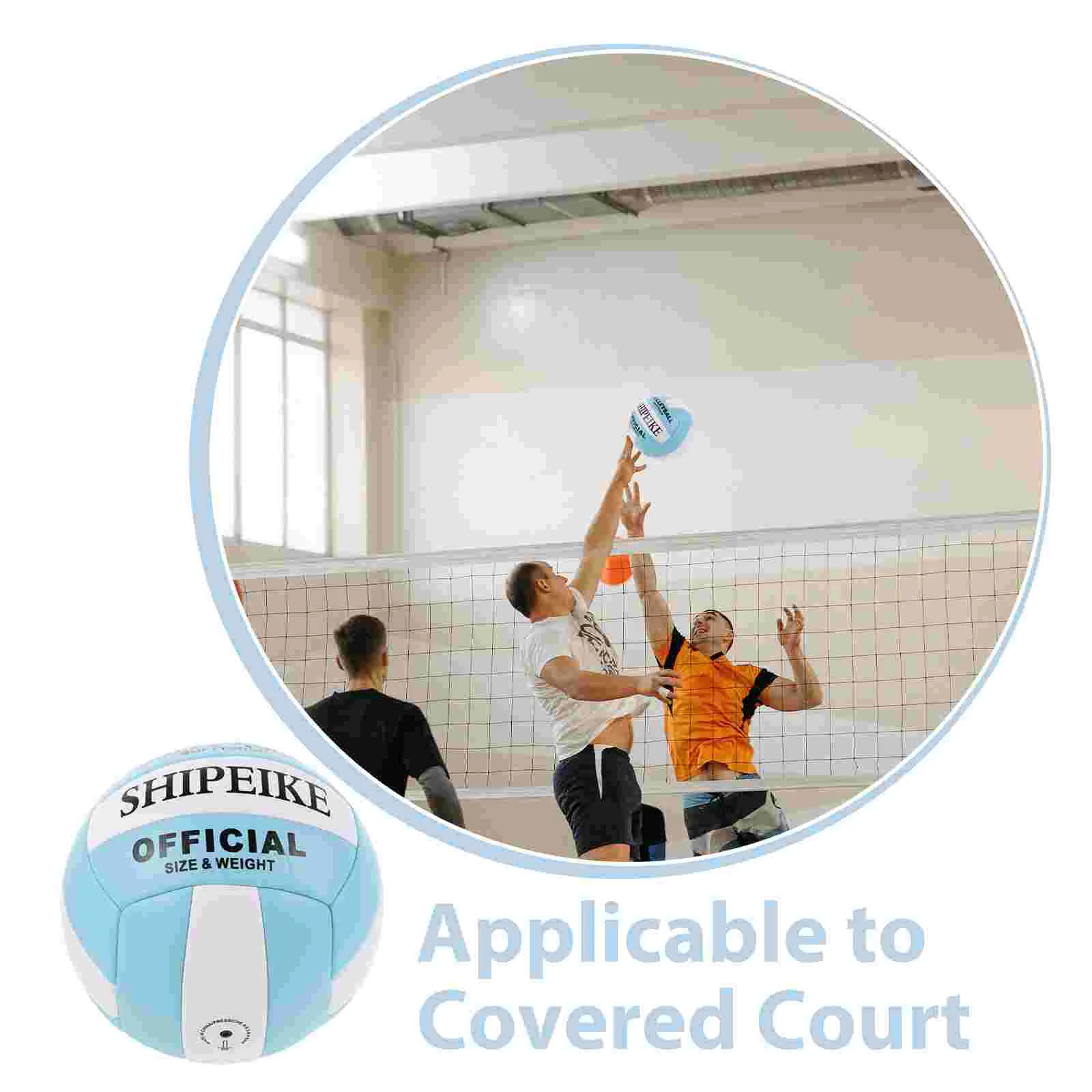 Soft Volleyball Indoor Official Size Machine Sewing Pu Sports Training Equipment Toddler