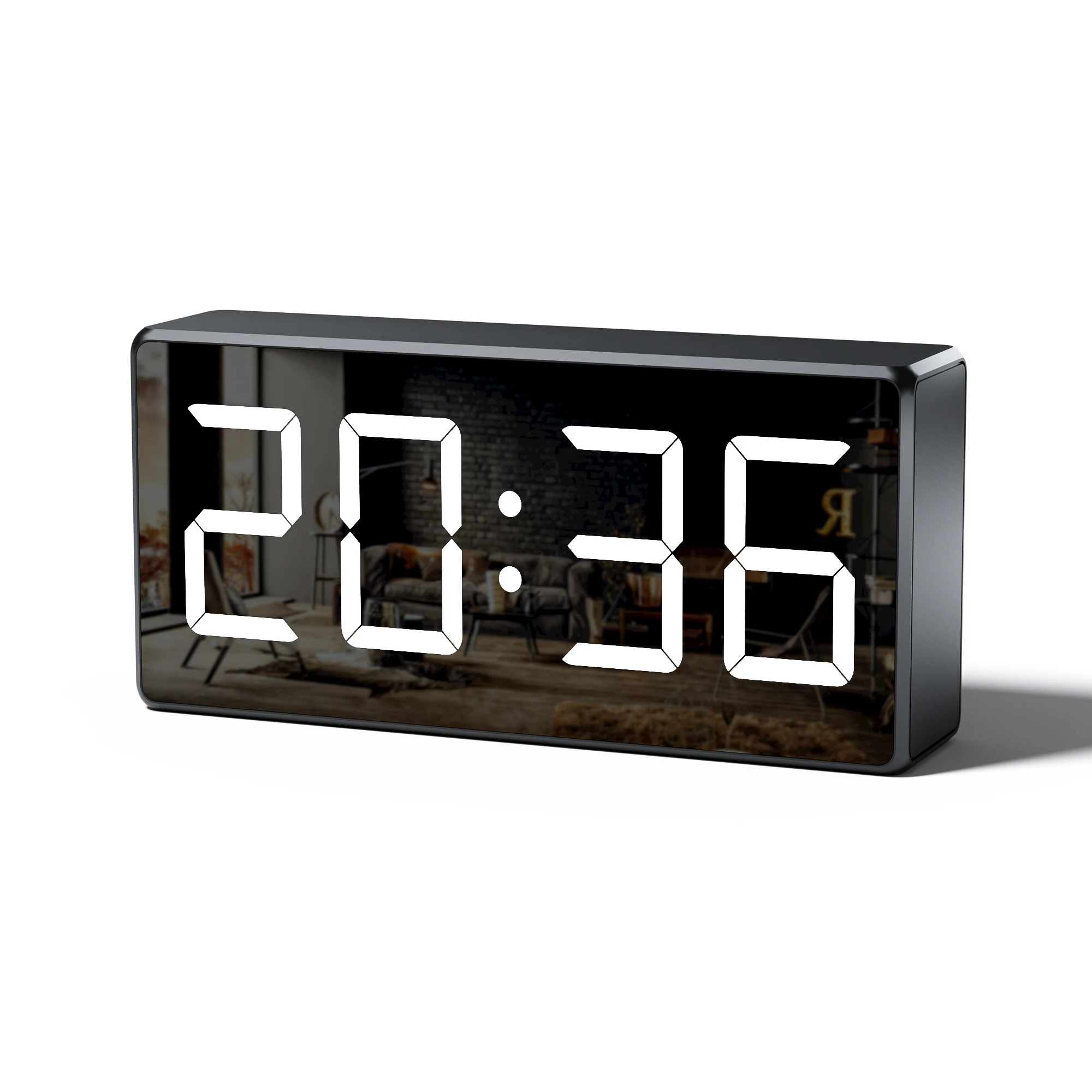 1080P HD WIFI 時計カメラ 166 度カメラマイクロ 監視カメラ HDカメラとwifiを備えた時計,166度マイクロカメラ,暗視,アラーム