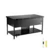 Lift Top Coffee Table - 39.4" Rectangle Coffee Table with Light & USB, Black 3
