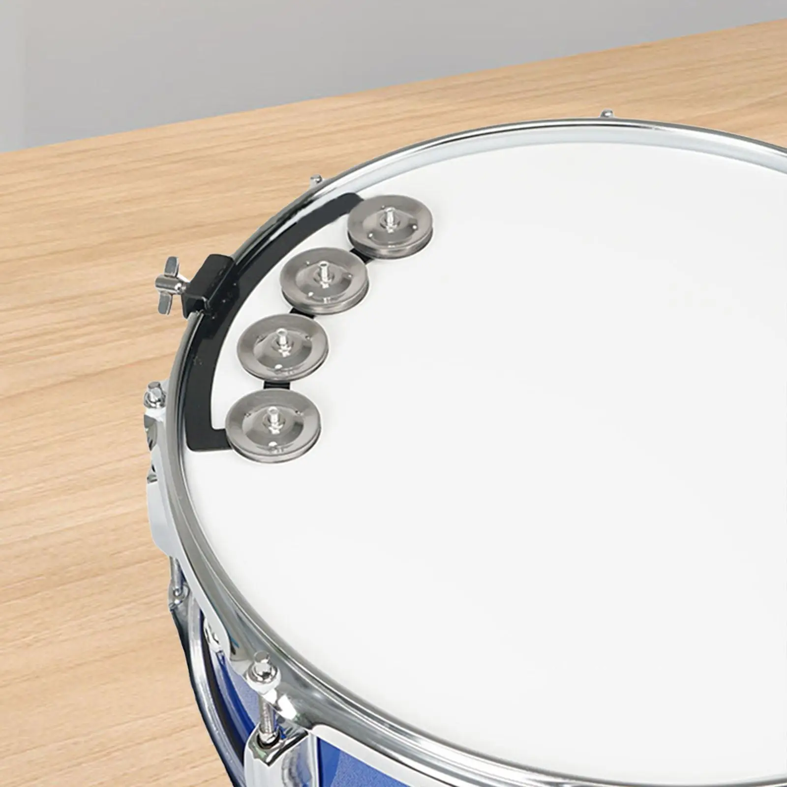 Hi Hat Tambourine Instrument Hand Held Percussion for Adults Concert KTV