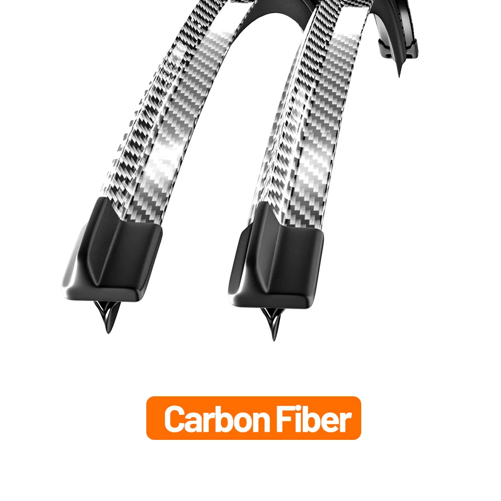 Premium Carbon Fiber Front Windshield Wiper Blades - Set of 2
