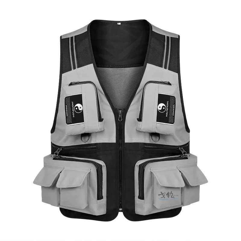 Fishing Clothing Detachable Breathable Mesh Fishing Vest