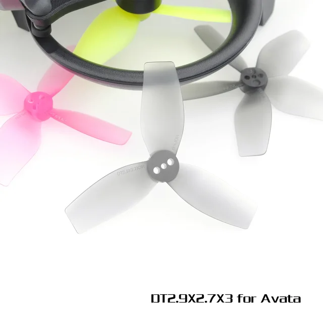 2CW 2CCW HQ HQProp DT2.9X2.7X3 3-blade Propeller for DJI Avata FPV Racing Drone Poly Carbonate Carbonate 2