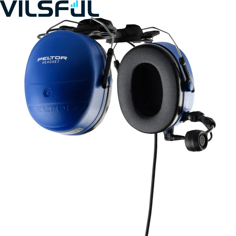 

ATEX Headset PMLN6333A Twin Cup earphone with Boom Mic Dual Muff Helmet Headphone for DP4401EX DP4801EX intercom