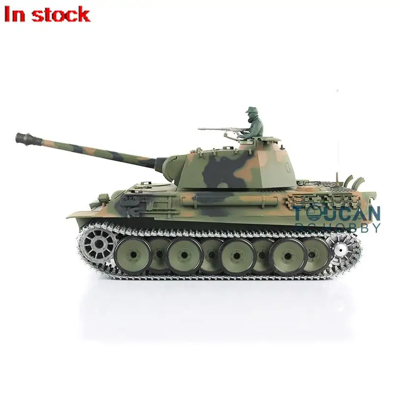 Heng Long 1/16 Scale 7.0 Upgraded Metal Version German Panther V RTR RC Tank 3819 Army BB Shoot Unit Speaker Toys Model TH17288 2