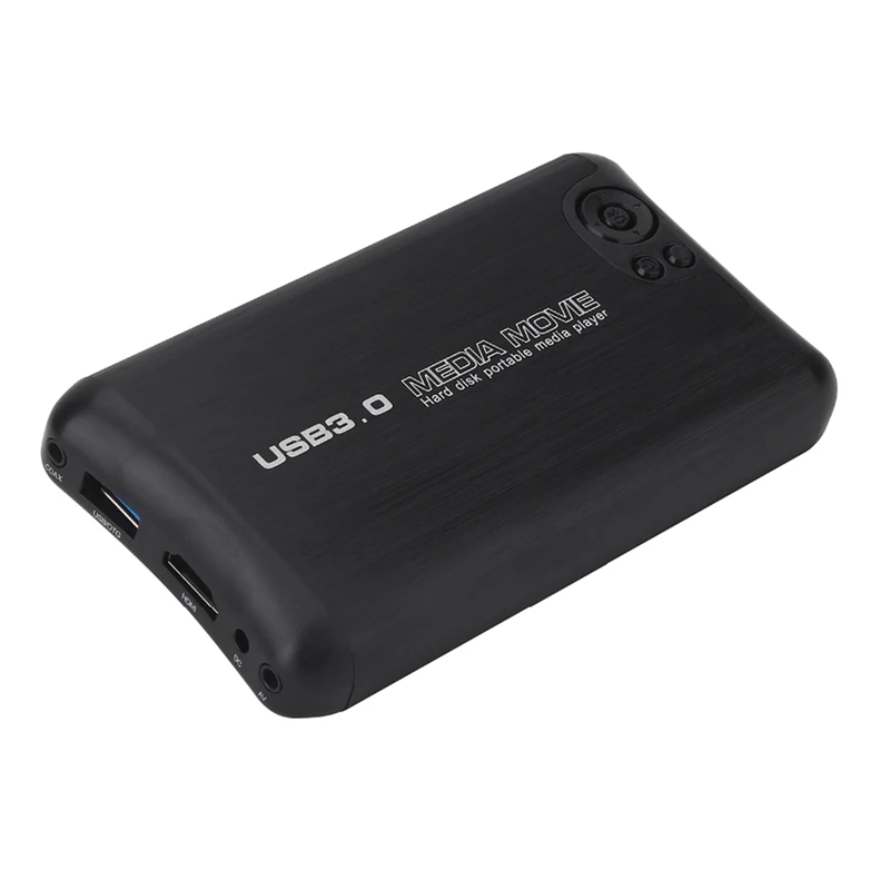 2.5Inch SATA Media Player Hdd 1080P USB3.0 External With VGA SD Support H.264 RMVB WMV |