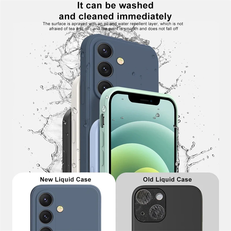 Liquid Silicone Soft Cover Plus Phone Case