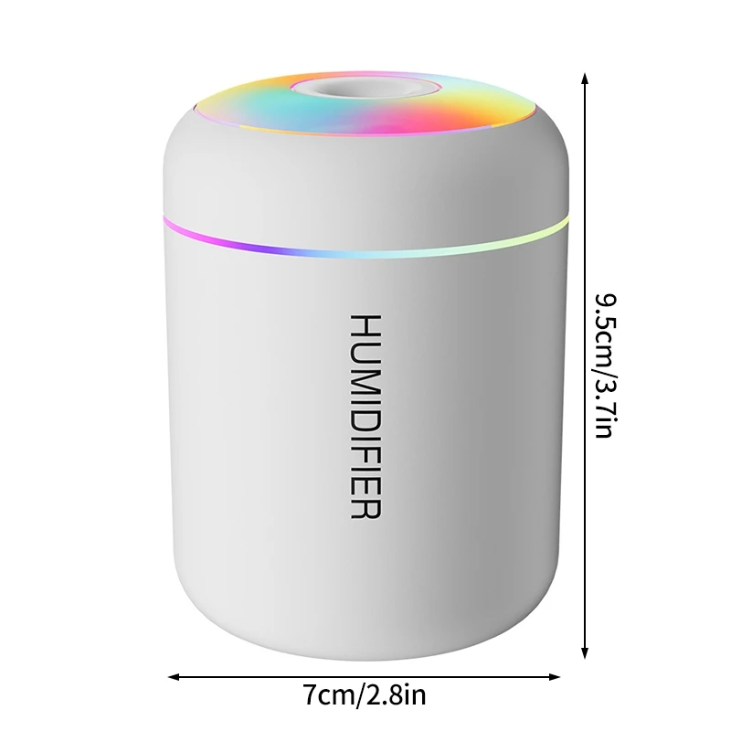 180ML Mini Air Humidifier Aroma Diffuser USB Essential Oil Purifier Aromatherapy Mist Maker Lights Humidificador For Car Home