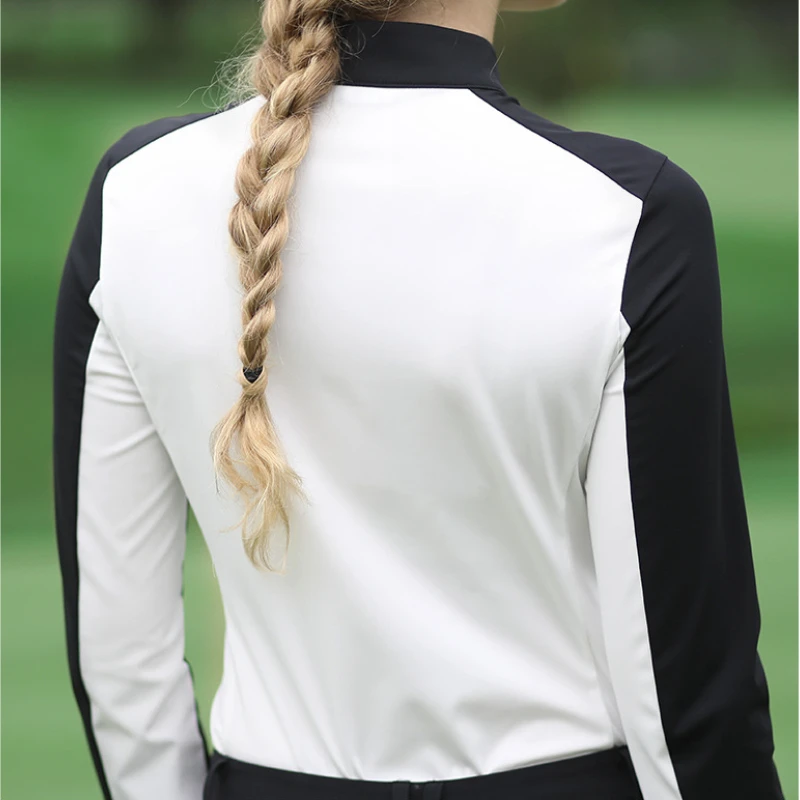 Women&rsquo;s Golf Clothing Long Sleeve T-Shirt Spring Autumn Sports Casual Polo Shirt