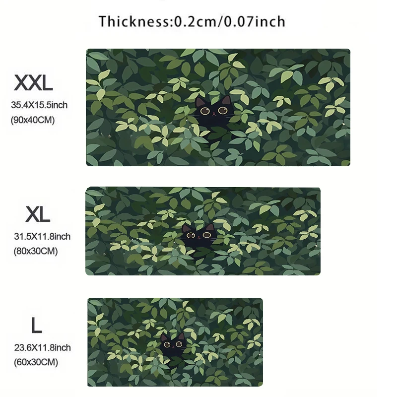 XXL Mousepad Computer Keyboard Pad 90x40 Mouse Mat Gamer Soft Office Carpet Table Mat Desktop Cats In The Grass Pc Mouse Pad 4