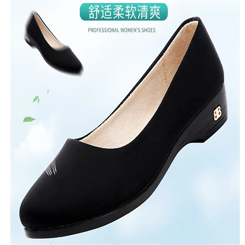 

Women Flats Ballet Shoes Office Work Shoes Women FlatsOversize Boat Shoes Cloth Sweet Loafers Women's Pregnant Flats Shoes