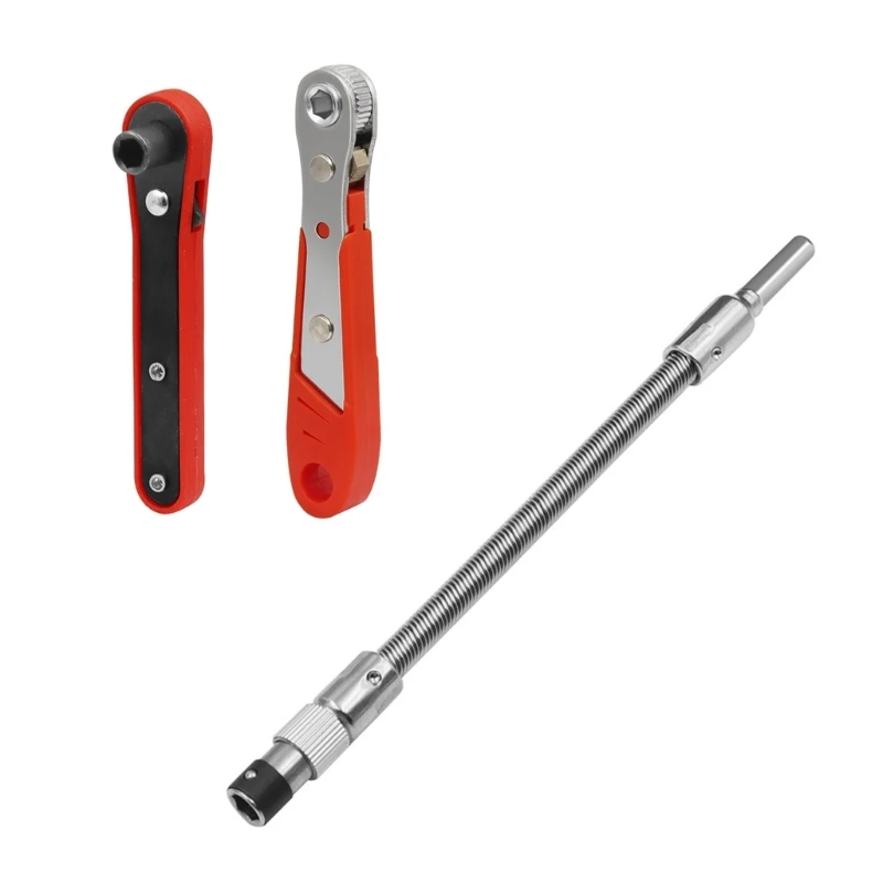 

Labor-saving Wrench Quick Ratchet Wrench/Mini 36-teeth Ratchet Screwdriver with Built-in Magnet for Home Factory