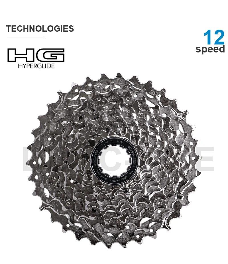 SHIMANO 105 12-speed Road Cassette Sprocket CS-R7100 CS