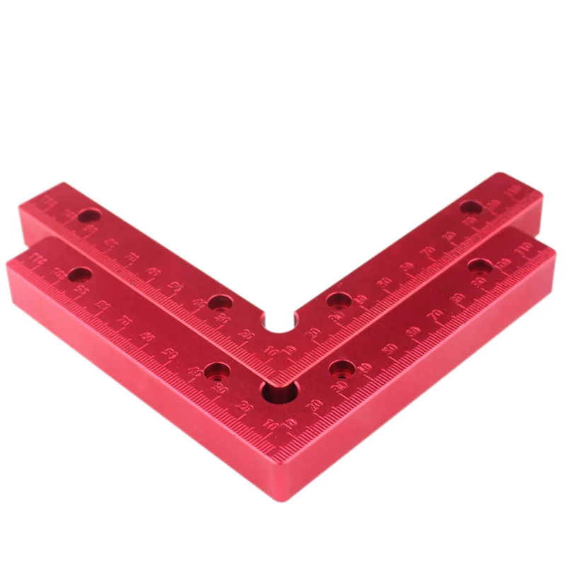 

90 Degrees L-Shaped Auxiliary Fixture Splicing Board Positioning Panel Fixed Clip Carpenter's Square Ruler Woodworking Tool CNIM