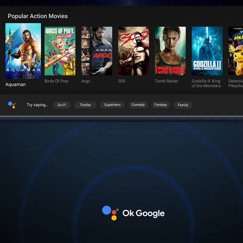 Global version Xiaomi Mi smart tv box 4K Android 11 HD 2G 8G WiFi BT5.2 Google Cast Netflix