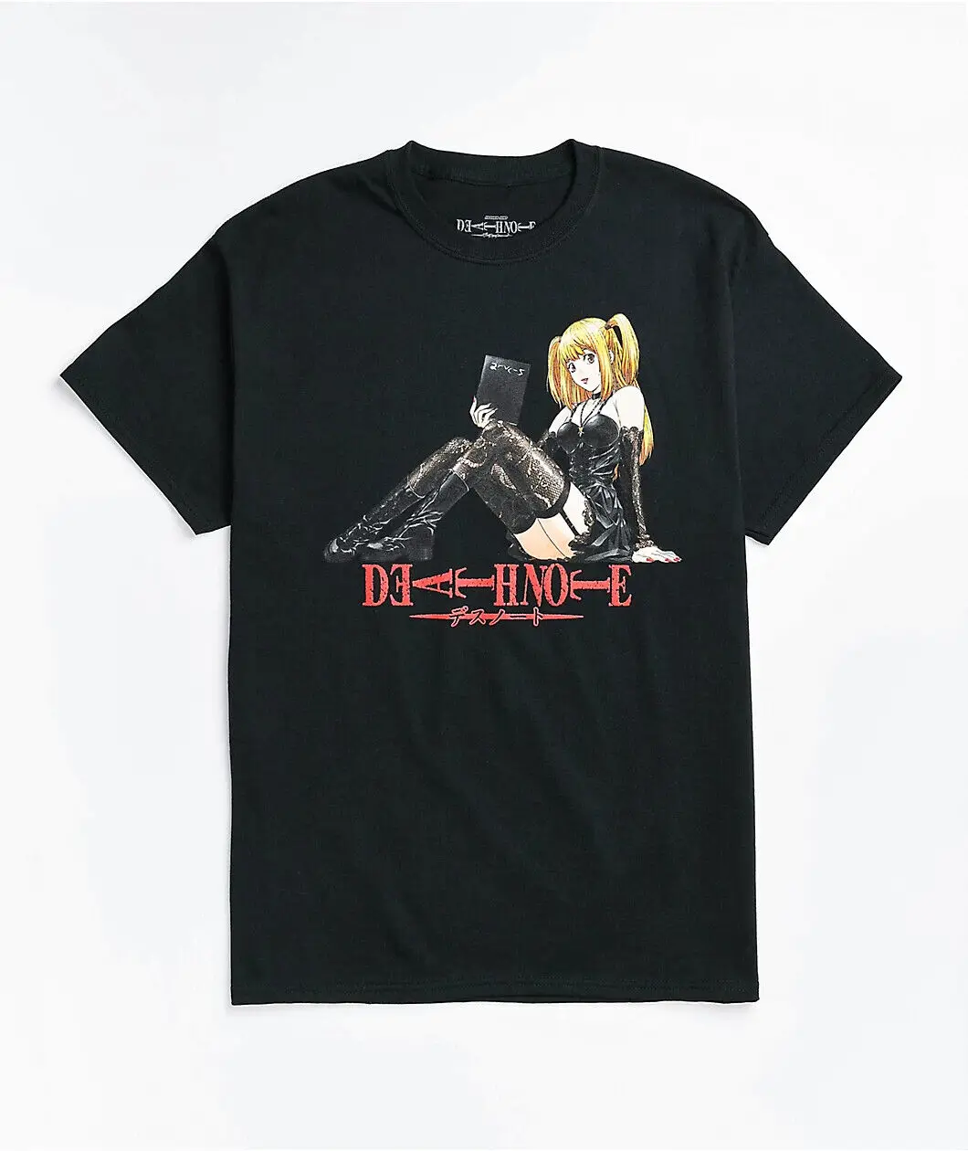 Death Note Misa Book T-Shirt Nera Shonen Jump