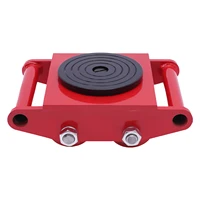 6T Industrial Machinery Mover 6T Machinery Skate Dolly Machinery Moving Skate Machinery Mover Skate with 360° Rotation Cap 2