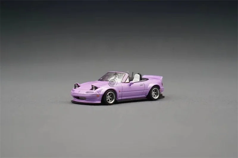 

Micro Turbo 1:64 Mazda MX-5 Eunos Roadster (NA/Miata) Pandem Rocket Bunny Purple Diecast Model Car