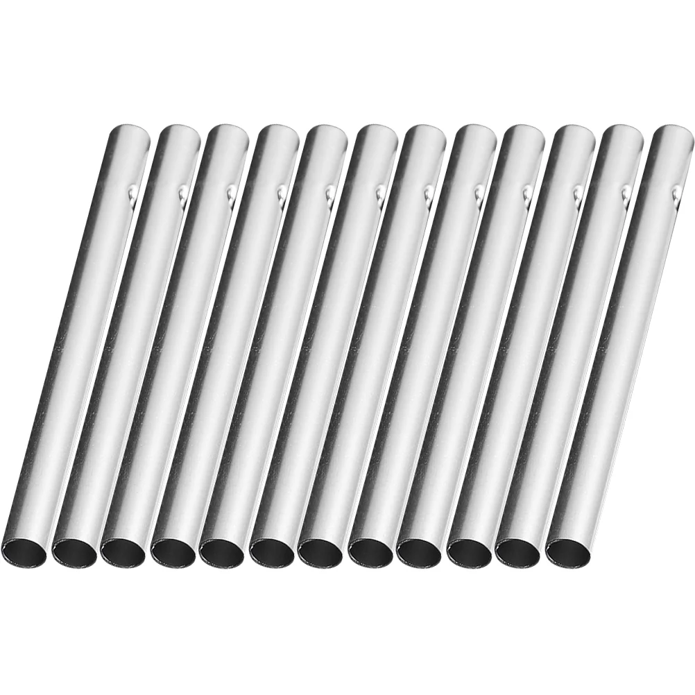

12 Pcs Bulk Toys Wind Chime Material Replacement Pipe Chimes DIY Making Tubes for Sturdy Crafting