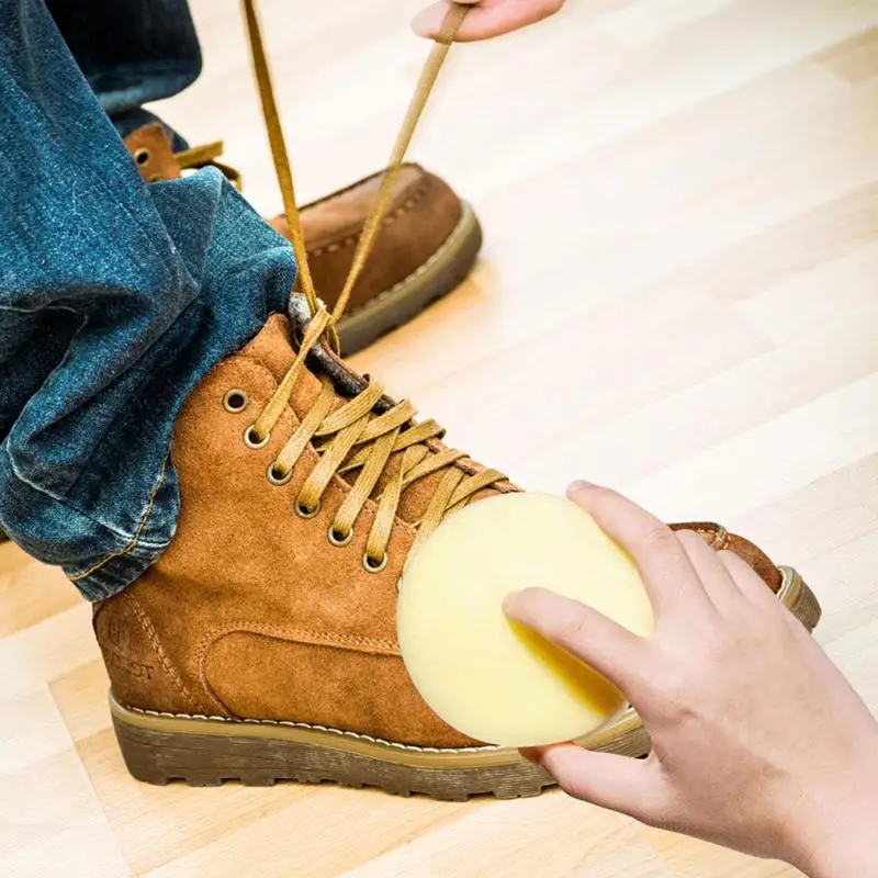 150g White Shoes Cleaning Cream With Sponge Shoes Stain Removal For Leather Canvas Sports Shoes Sneakers Maintenance Tools 6